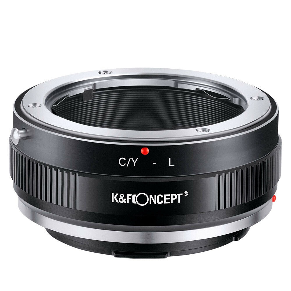 K&amp;f 概念適配器,用於 Contax Yashica 卡口鏡頭到 Leica T TL TL2 SL SL2 CL S
