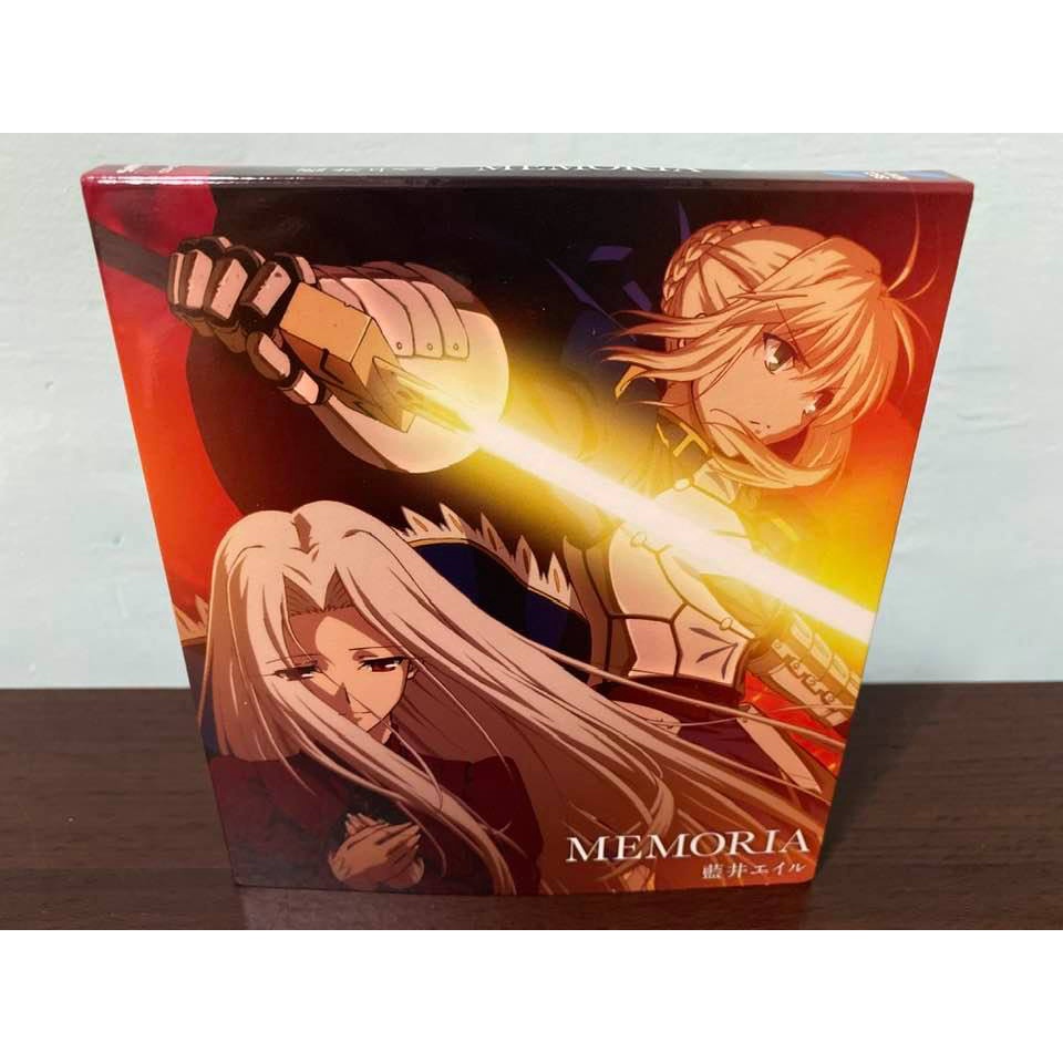 Fate Zero 日版期間限定盤cd Dvd 藍井艾露memoria Ed Saber 賽巴遠坂凜師匠 蝦皮購物