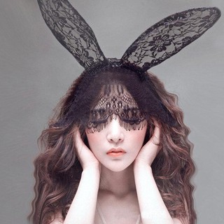 蕾絲面紗眼罩兔子耳朵髮箍 情趣內衣配飾 8101 天使衣裳