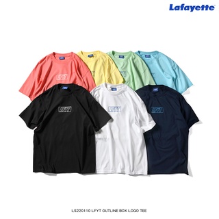 LESSTAIWAN ▼ Lafayette LS220110 LFYT OUTLINE BOX LOGO TEE