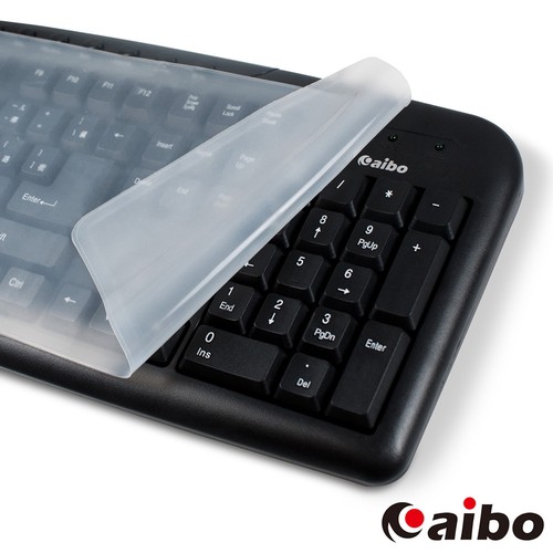 【現貨】 aibo 通用型 加大版 鍵盤果凍膜 標準型鍵盤適用 43x14cm 鍵盤膜 鍵盤保護膜 果凍膜