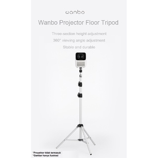 Wanbo 170CM 可調式可折疊地板三腳架, 用於投影機三腳架, 適用於 WANBO 高度 170CM