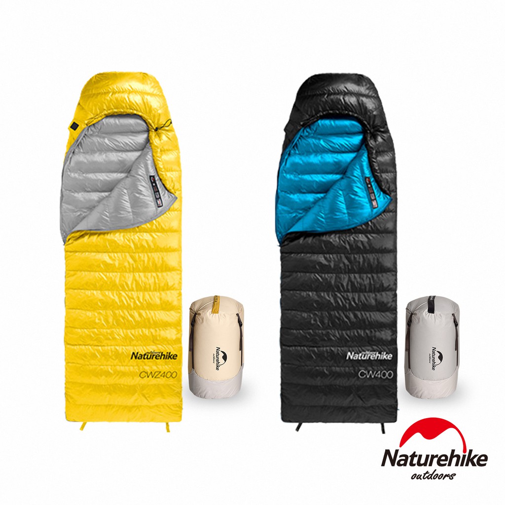 Naturehike CW400信封式帶帽羽絨睡袋 C400D 現貨 廠商直送