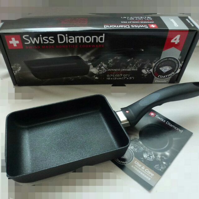 Swiss Diamond 瑞仕鑽石鍋。玉子燒鍋/平底鍋。