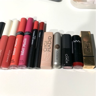 多款唇蜜口紅YSL/KIKI/Victoria’s Secret/NYX等