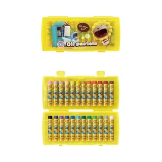 日本新連線奶油獅 BLOP-24 粉蠟筆 24色組