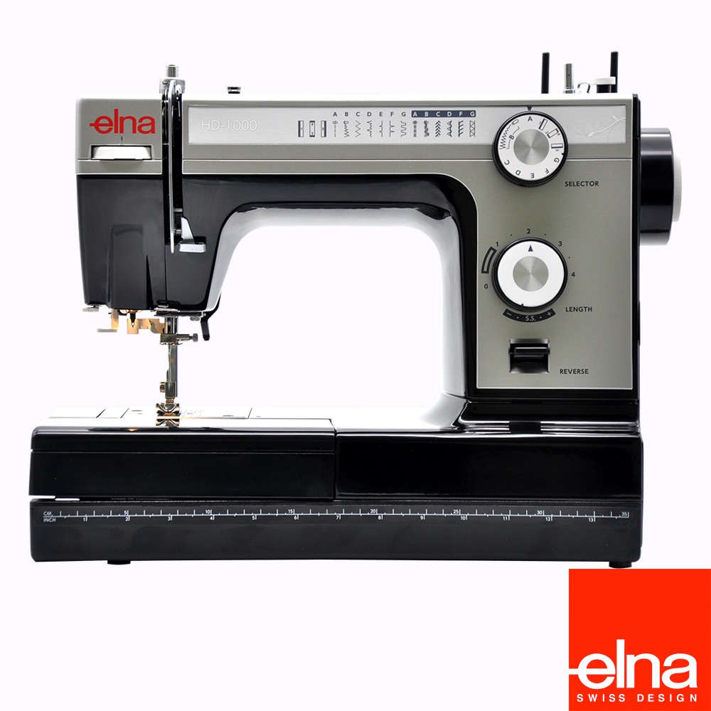 瑞士 elna 黑天鵝縫紉機 裁縫機 縫衣機
