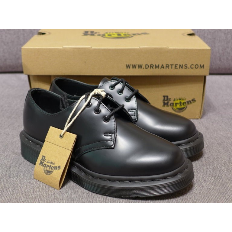 【現貨】Dr Martens 1461 Black Mono Shoe 馬汀 全黑 3孔鞋