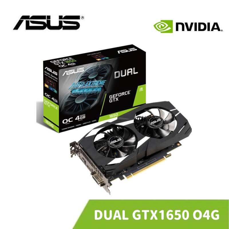 ASUS 華碩 DUAL GTX 1650 O4G 顯示卡