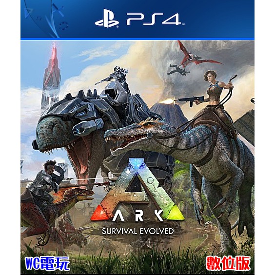 Wc電玩 Ps4 方舟生存進化ark 認證版 隨身版 中文數位下載 蝦皮購物