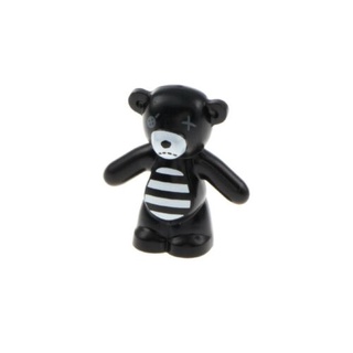 LEGO 樂高 黑色 小熊 泰迪熊 娃娃 按鈕眼睛嘴 縫線 98382pb005 71007