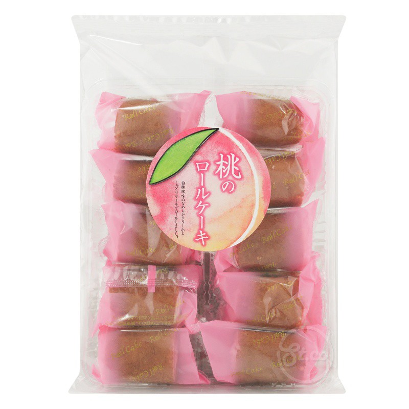 瑞士捲蛋糕-白桃風味