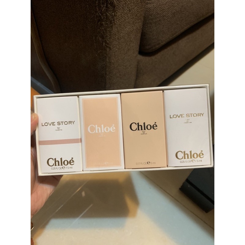 Chloe 經典暢銷小香禮盒組 (同名+玫瑰之心+愛情故事+愛情故事日落巴黎)