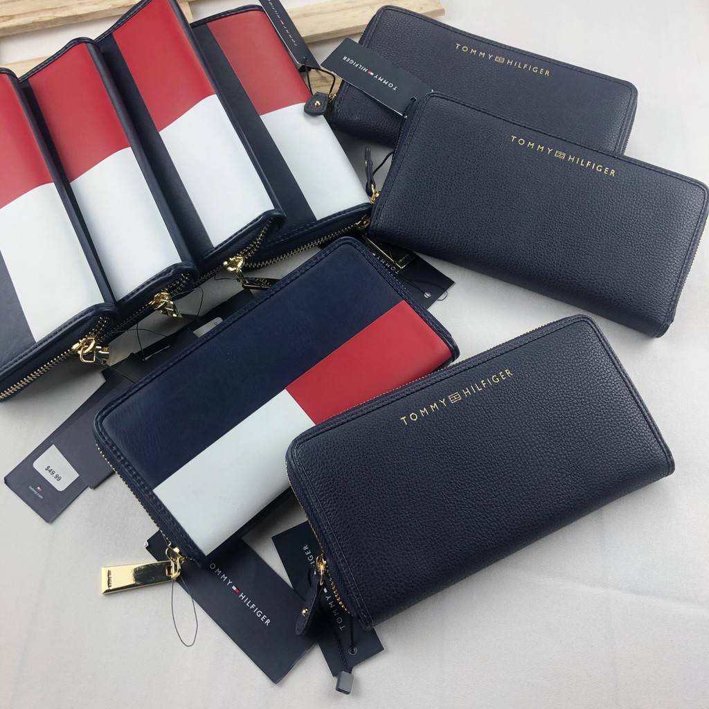 ❤️現貨❤️TOMMY Tommy Hilfiger  長夾 經典LOGO 皮革 零錢帶 多卡皮夾 TOMMY長夾