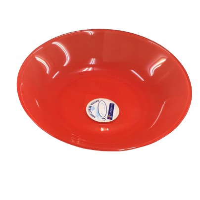 【大正餐具批發】法國製 Luminarc 樂美雅 強化玻璃 范雪芙紅湯盤 盤子 24cm
