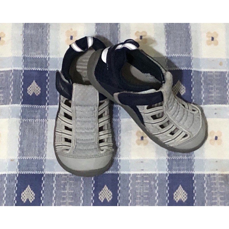 IFME  新彩灰藍色兒童機能水涼鞋 ☘️🎼🎉 17CM
