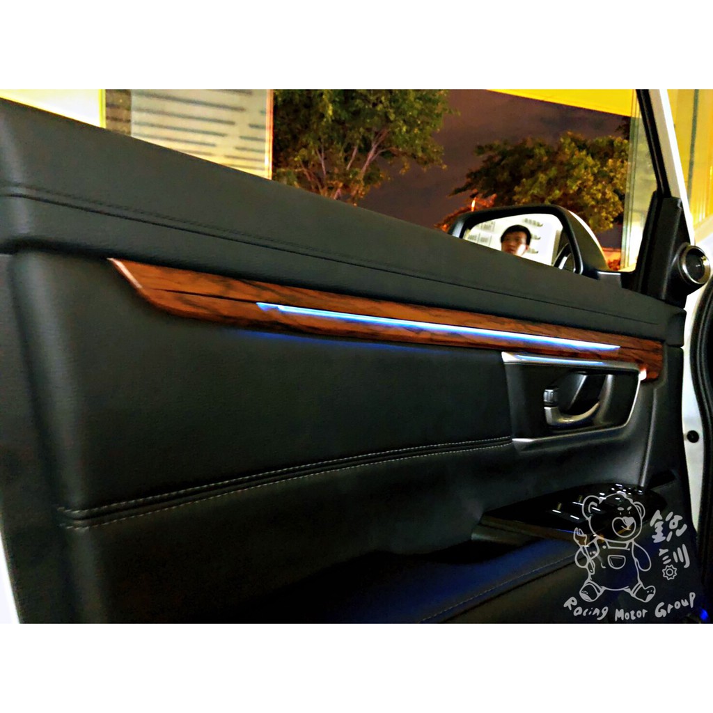 銳訓汽車配件精品-沙鹿店 HONDA CRV5 安裝 原廠型 核木紋 環艙氣氛燈 車門氣氛燈(四門一組)
