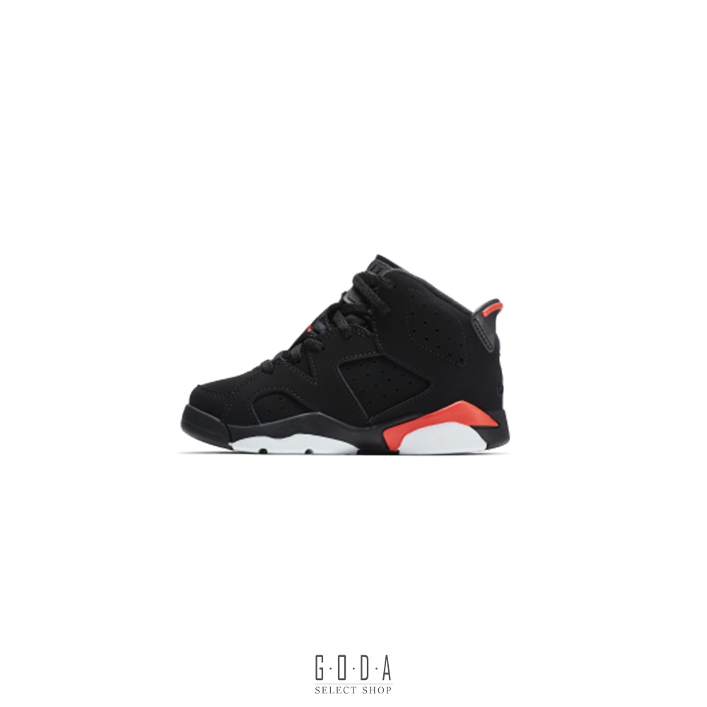 【AIR JORDAN 6 BLACK INFRARED TD】小童鞋 黑紅 大魔王 384666-060 GODA