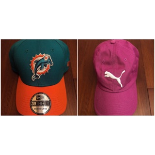 NFL邁阿密海豚隊棒球帽/PUMA桃色棒球帽