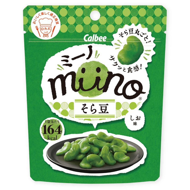 日本Calbee miino 香酥蠶豆 ミーノ 薄鹽口味 28g 現貨
