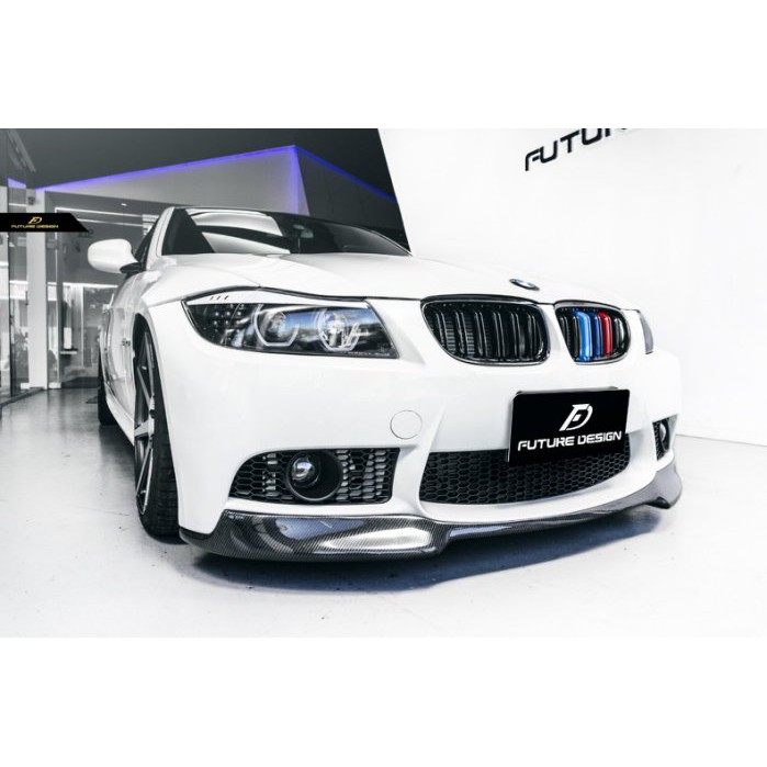 【政銓企業】BMW E90 E91 升級 M3保桿專用 V款 高品質 碳纖維 卡夢 前下巴 抽真空製程 現貨供應