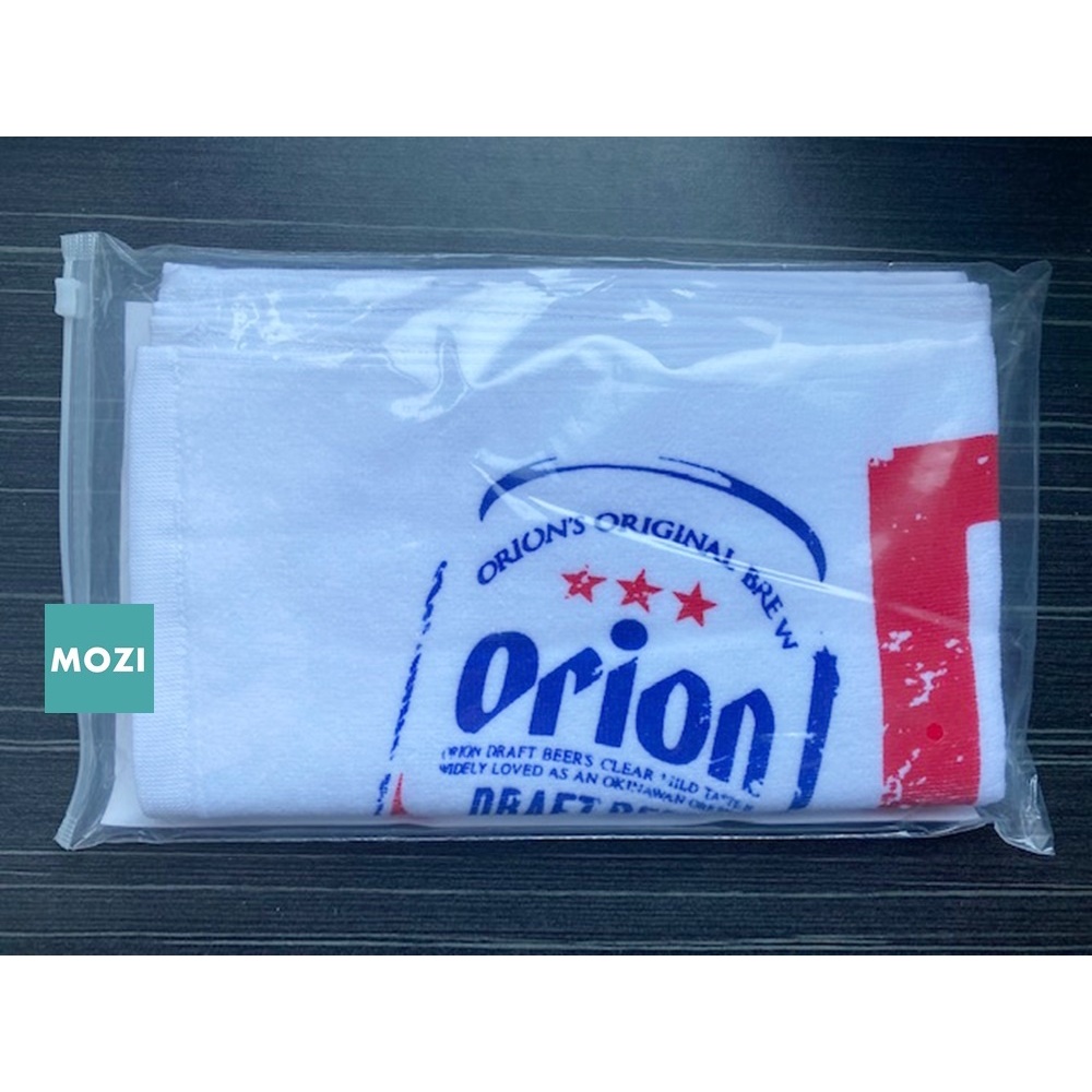 【MOZI選物】全新‧現貨‧沖繩 Orion 海灘運動毛巾 白色 浴巾 長條寬毛巾