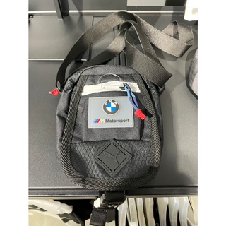 PUMA BMW系列 迷你側背小包 黑 休閒包 運動包 07731601