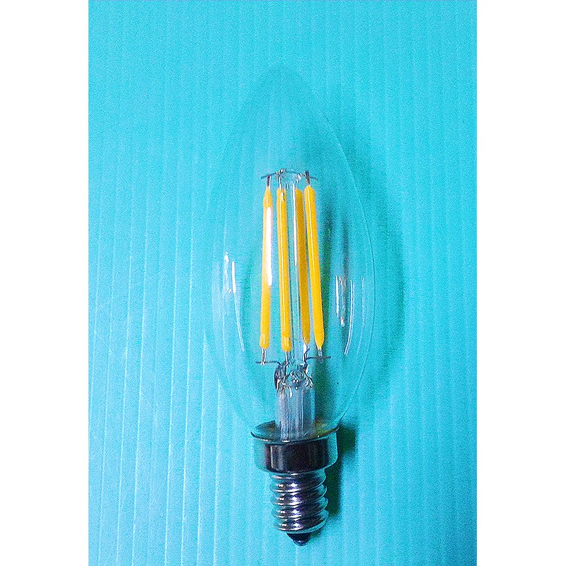 LED E12 尖頭 4W 【金夜LED】白光/黃光 二色 蠟燭燈適用110V