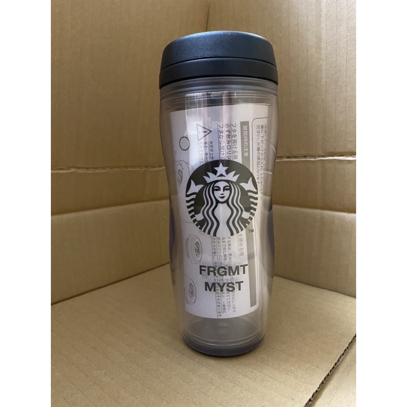 全新 現貨 日本星巴客 x 閃電 Fragment x Starbucks 透明水瓶FRGMT MYST 355ml