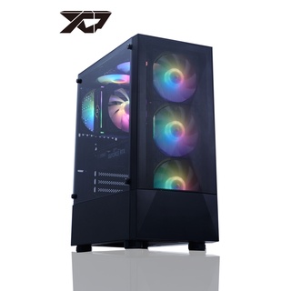 XCP XC-60 PLUS ATX 玻璃 電競電腦機殼(內附6顆12公分”可關燈”彩色定光風扇)