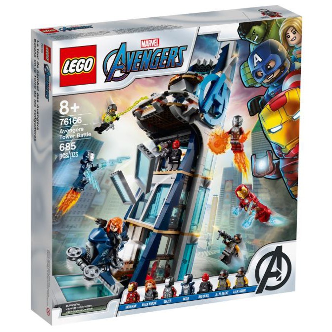 ［想樂］全新 樂高 Lego 76166 超級英雄 漫威 Marvel 復仇者大廈對決 鋼鐵人 黑寡婦 紅骷顱