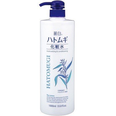 日本熊野 麗白薏仁化妝水1000ml～高保濕 潤澤 大容量 補水 濕敷 透明感 水嫩