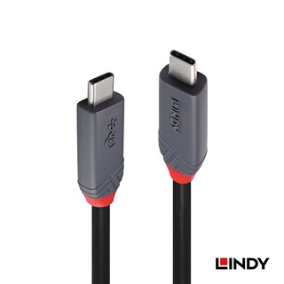 LINDY 林帝 ANTHRA USB 4 GEN 3X2 TYPE-C公 TO 公傳輸線+PD, 1M (92000)