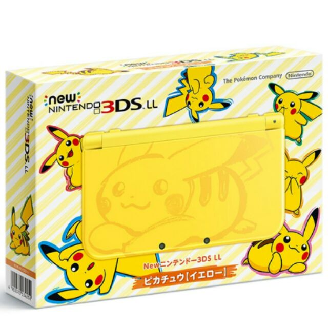 全新 皮卡丘限定new 3ds ll主機 （日規主機）