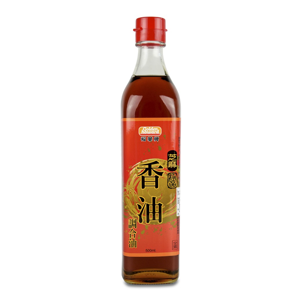 福華牌-芝麻香油(500ml/罐)【金福華食品】