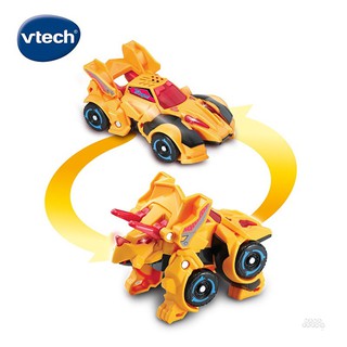 Vtech 聲光變形恐龍車-三角龍-克拉斯