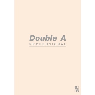 Double A A5左開40頁辦公室系列-米黃-空白內頁