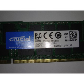 4 捷元 終保 美光 MICRON ddr4 32g RDIMM 記憶體 2400 桌上型 電腦 伺服器_參金士頓 創見