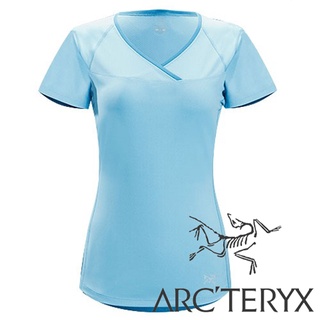 【臺灣黑熊】加拿大 ARC'TERYX 始祖鳥 Kapta V-Neck 女款 短袖排汗衣 V領吸濕排汗衣 8903