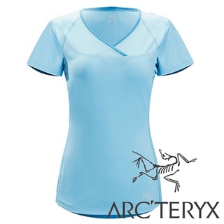 【台灣黑熊】加拿大 ARC'TERYX 始祖鳥 Kapta V-Neck 女款 短袖排汗衣 V領吸濕排汗衣 8903