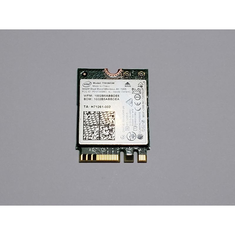 Intel dual band wireless AC-7265NGW