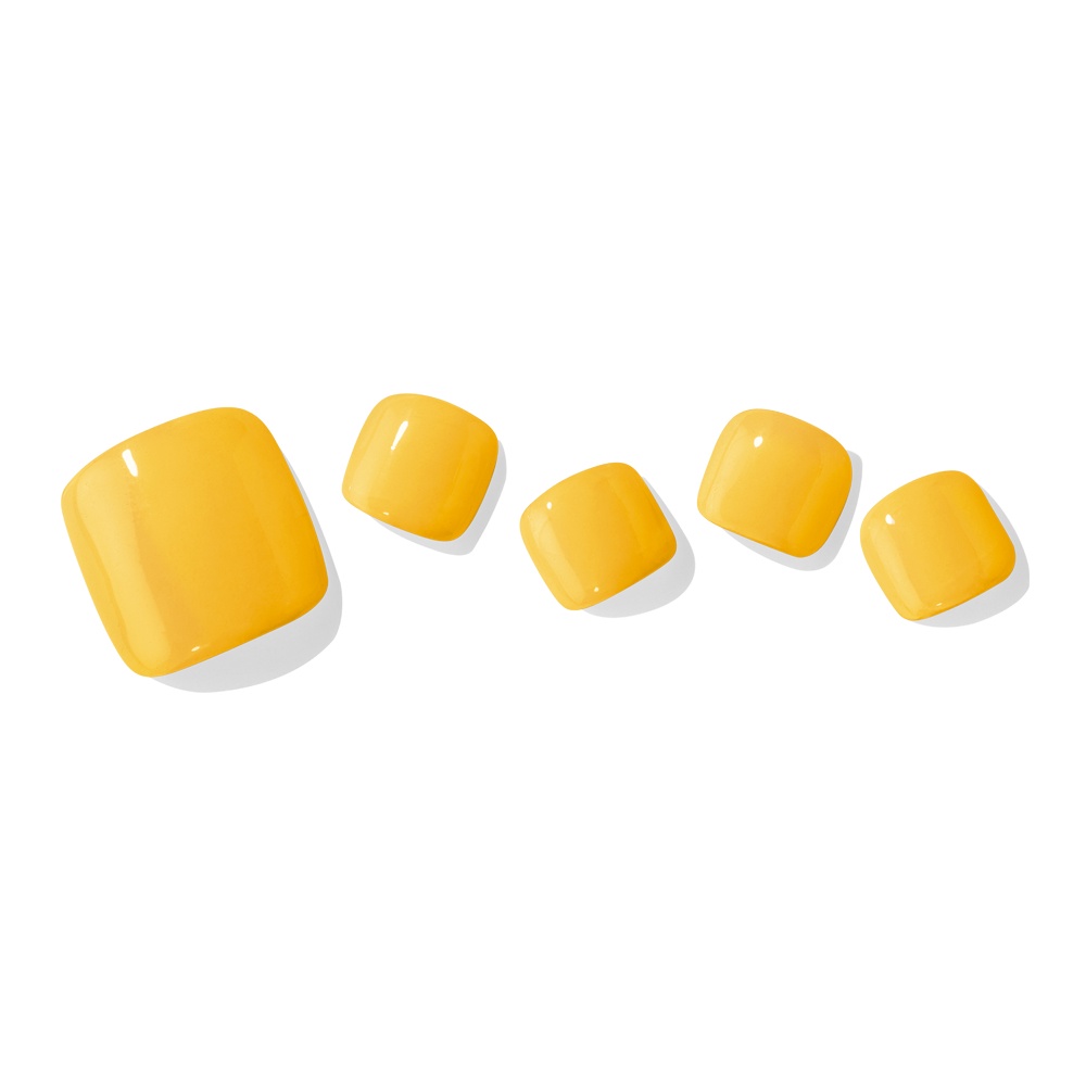 【ohora】 凝膠指甲貼 P Mango 官方直營/黃色/基本款/純色/可愛