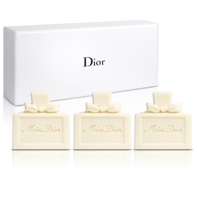 Dior迪奧-Miss Dior仿香水瓶身造型香皂組/50g*3入