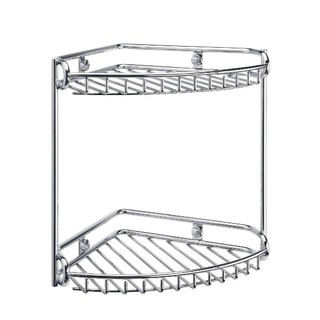 【大巨光】A5722 不鏽鋼圓線雙層轉角架/牆角架/廚衛兩用