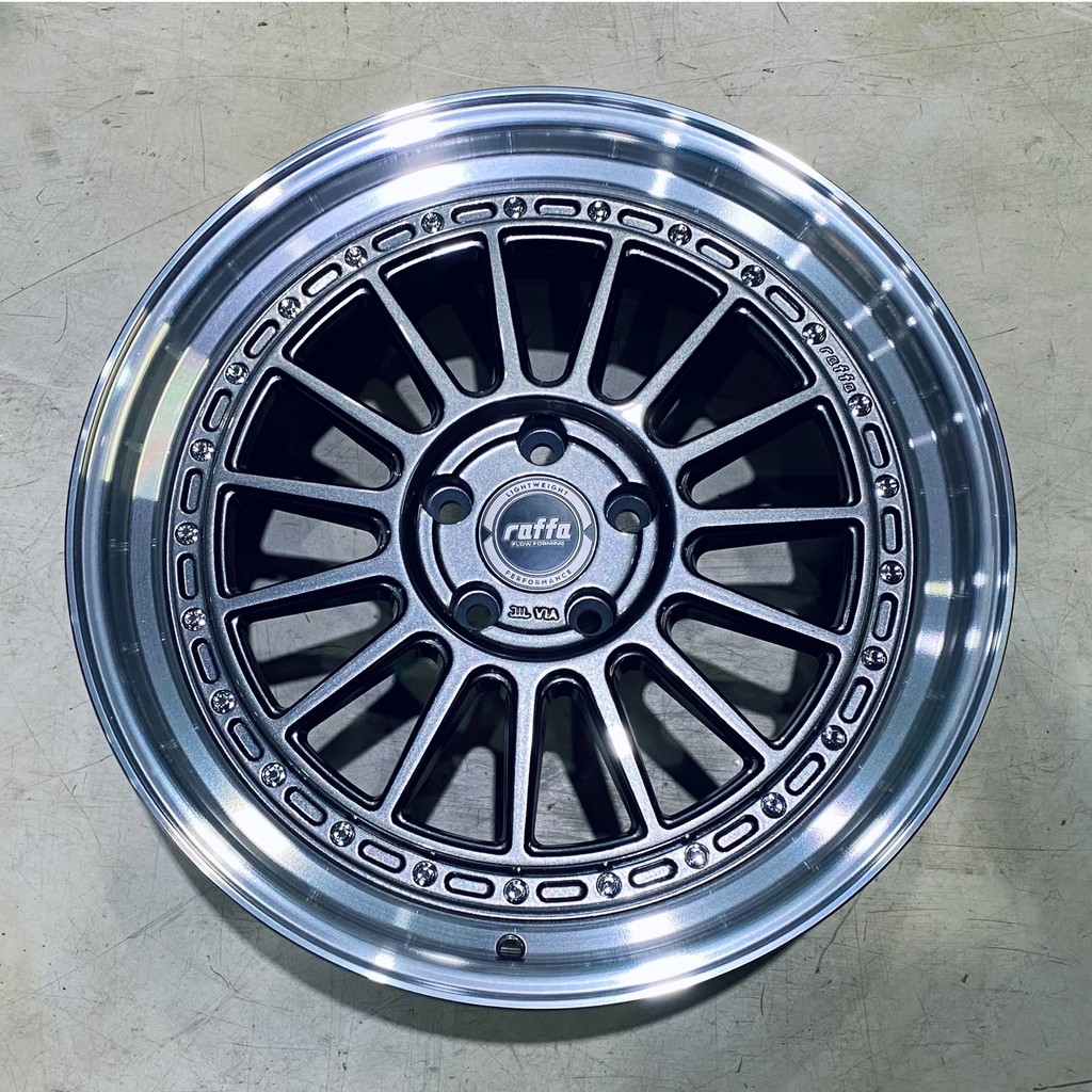 高雄人人輪胎 Raffa Wheels RF-04 RF04 19吋 旋壓 鋁圈 5孔112 8.5J ET45 鐵灰色