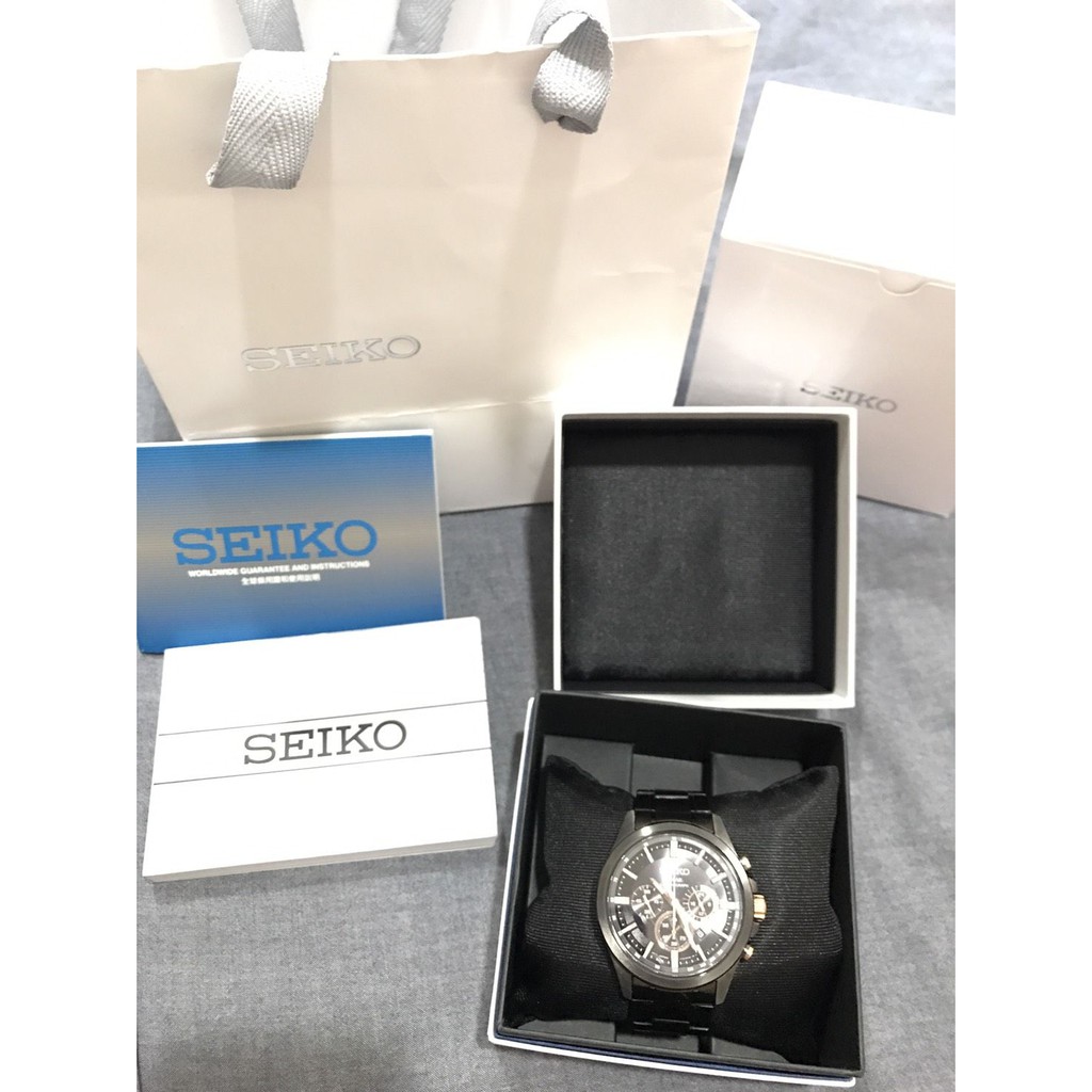 【SEIKO 精工】台灣限定款 Criteria 光動電能三眼計時錶(SSC695P1)