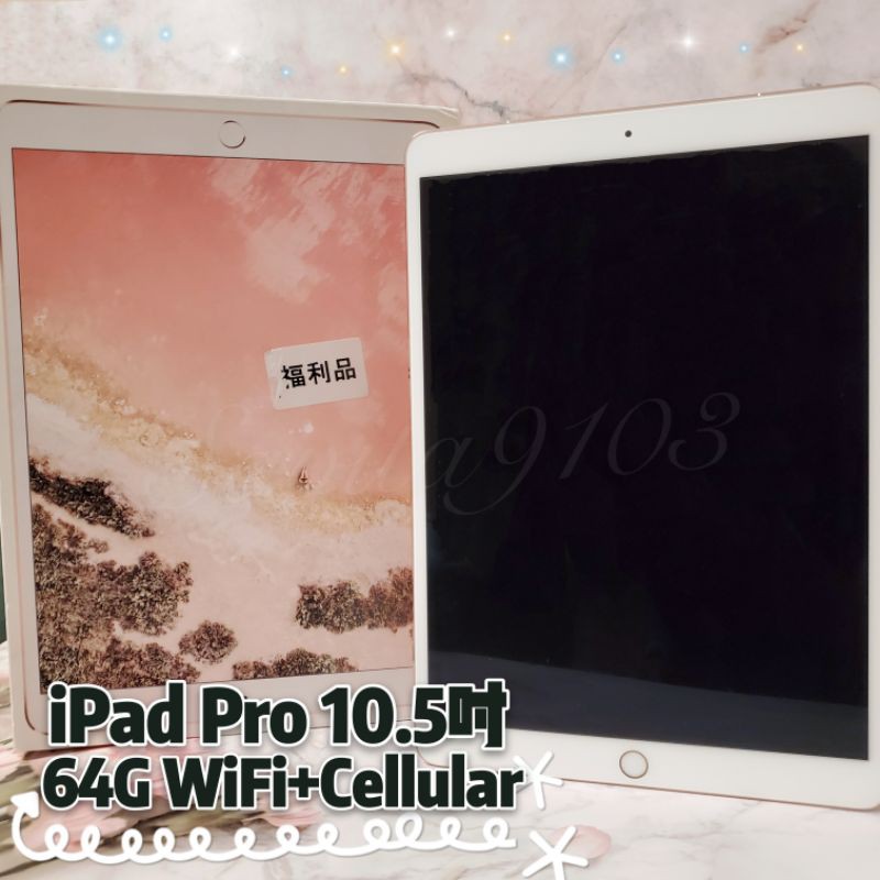 Apple iPad Pro 10.5吋 LTE 4G版 Wifi版 型號A1709