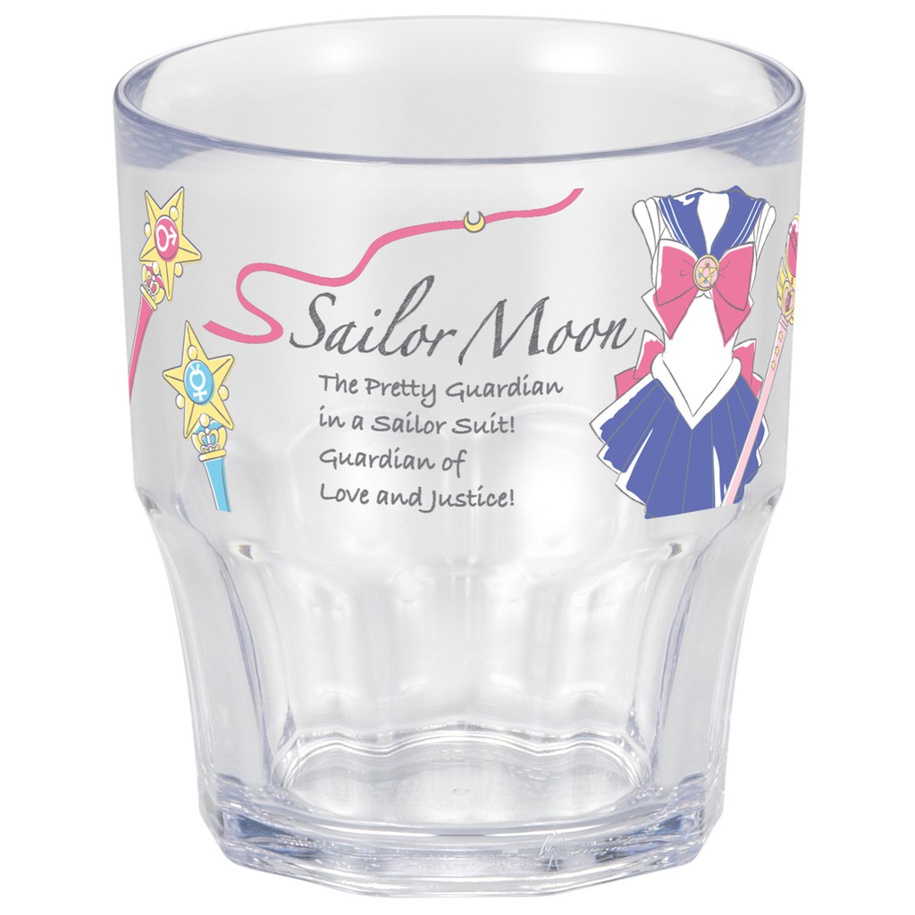 現貨💗日本製 美少女戰士 Sailor Moon 月光仙子 透明 塑膠 水杯 果汁杯 飲料杯 牛奶杯