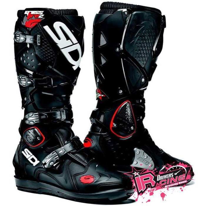 ♚賽車手的試衣間♚Sidi® Crossfire 2 SRS Black 鞋底可換 越野 滑胎 車靴