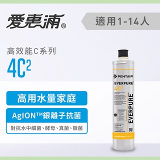 【EVERPURE愛惠浦】 C series高效能系列濾芯 / 4C2濾芯 / 淨水器 / 0.2微米大流量